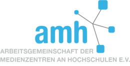 Arbeitsgemeinschaft der Medienzentren an Hochschulen e.V. Logo Arbeitsgemeinschaft der Medienzentren an Hochschulen (amh)