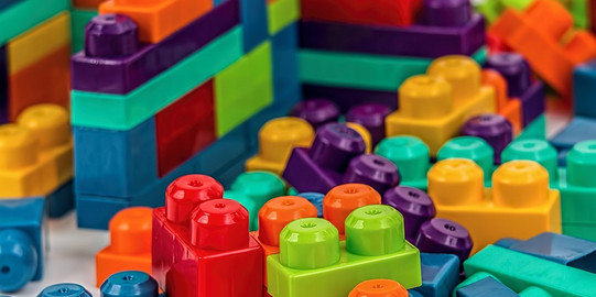 colorful LEGO-bricks