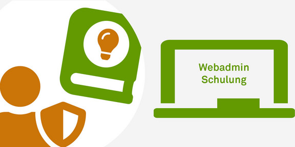 Schriftzug: Webadminschulung