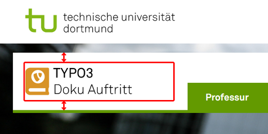 Logo wird automatisch vertikal mittig positioniert - Logo muss mittig auf der Zeichenfläche positioniert sein Screenshot zeigt automatische vertikal mittige Positionierung des Logos, sowie die korrekte Positionierung des Logos auf der Zeichenfläche.