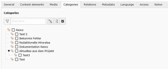 Documentation of News Documentation of News