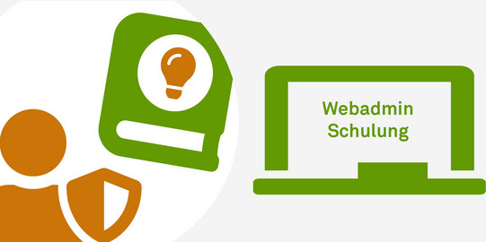 Grafische Darstellung der Webadminschulung