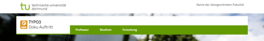 Das eingebundene Logo des Dokuauftritts