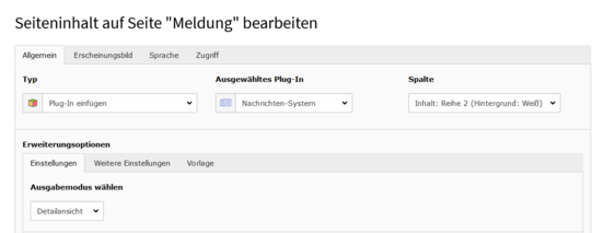 Ausgabemodus Ausgabemodus