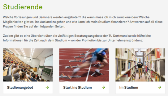 Screenshot von Kacheln, Menü-Bild