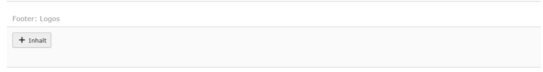 Screenshot des neuen Inhalstbereichs auf der Startseite des Auftritts im Backend