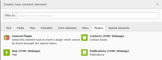 Publication List - Add Element