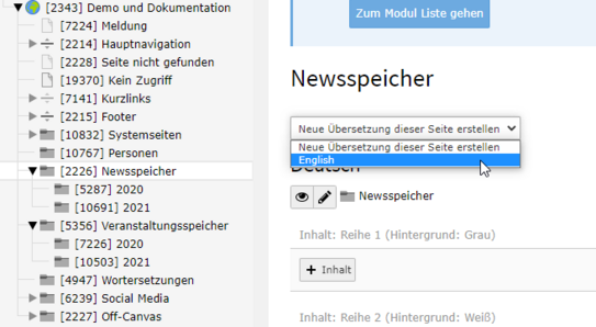 News- und Veranstaltungsspeicher News- und Veranstaltungsspeicher Screenshot