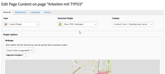 Map Settings