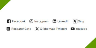 Iconbanderole zur Darstellung von Socialmedia-Icons Iconbanderole zur Darstellung von Socialmedia-Icons
