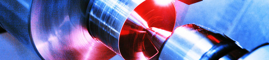 Machining process Detailed view on a machining process