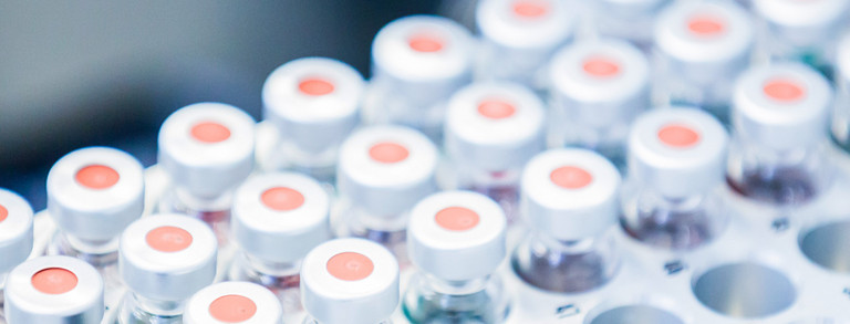 Probengefäße im BCI-Labor