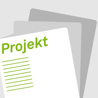 Icon eines Titelblattes eines Projektberichts