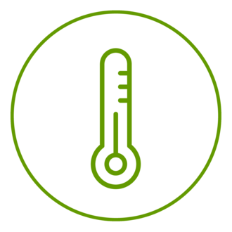 Grafik eines Thermometers